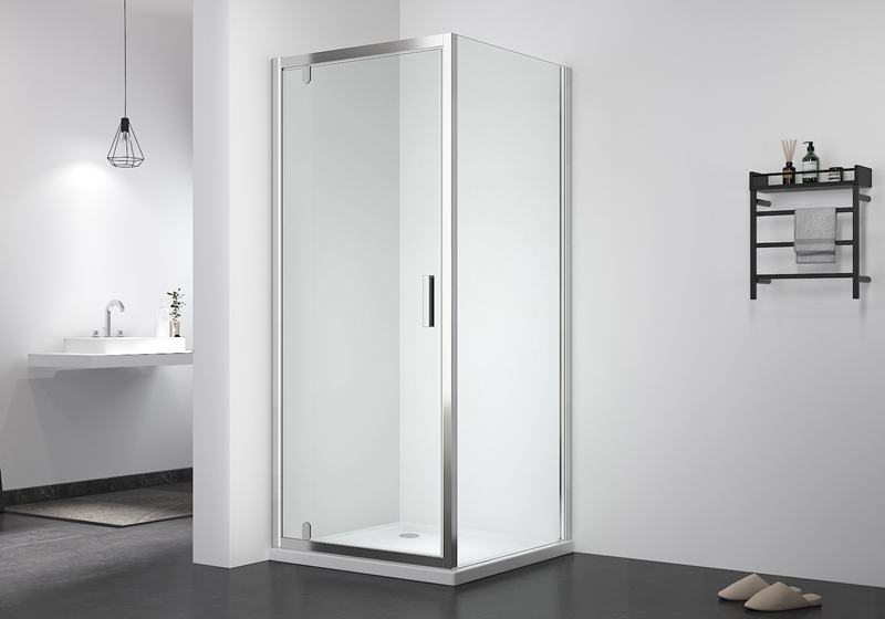 PV 306+PV 01 6mm lättstädad glasgångjärn klassisk duschdörr+sidopanel